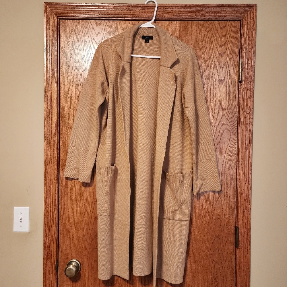 J. Crew Ella Open Front Coatigan -- Size  S